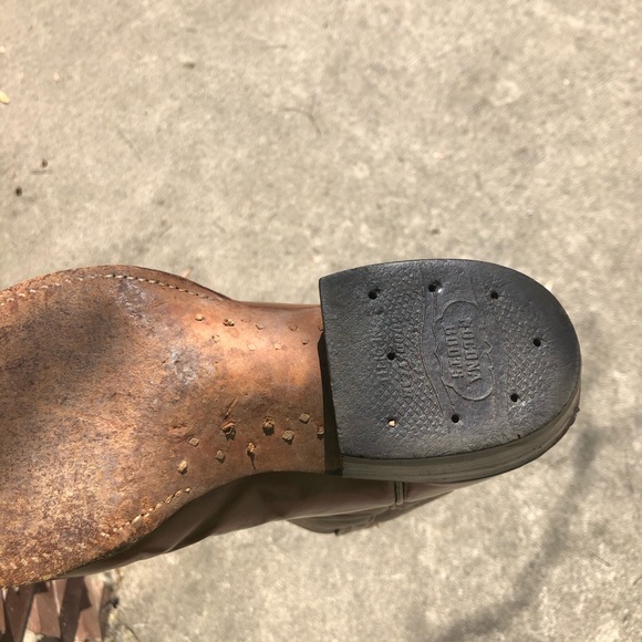 Nocona Cowboy Boots Brown 10B - Picture 4 of 14